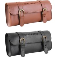 AliExpress NONE Retro Bicycle Tail Bag Leather Bicycle Front Fork Tail Tool Bag Large Capacity Riding Vintage Bike Bag Bike Accessories