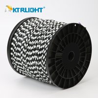 DC12V WS2811 3-PIN Pixel-Lichterkette RGB Adressierbare Feenlichter für Raumdekoration, Ramadan, Außenbereich IP68 Schwarzes Kabel
