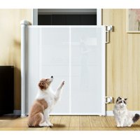 Retractable Pet Gate Fence Safety Barrier Dog Fence for Dog Cat Indoor Baby Gate for Outdoor Stairs Gate,Hallway,Doorways,Porch