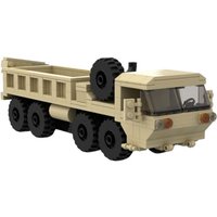 CLassic HEMTT Military Vehicles 8x8 Oshkosh Transport Truck Building Blocks Model Puzzle Collectible Combat Weapoons Toys Gift