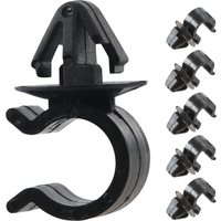 30Pcs Car Hood Support Prop Rod Clips Snap Car Parts for Hood Cover Bumper Fender Automobile Car Accessories Clamp Black 12mm