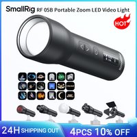 SmallRig RF 05B Portable Zoom LED Video Light, Photography Flashlight with 4-Leaf Barndoo Snoot Spotligh Gobo RGB Filter -6137