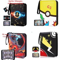 STOCK@@400PCS Album Binder Photocard PU Zipper Photo Album Carte Holder Toy Collection Folder Letters Cards' Hobby