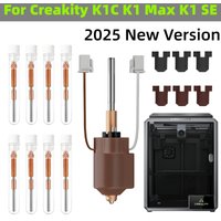 For Creality K1 K1C K1 Max Hotend Assembly Kit Ceramic Heating Block, Multi Size 0.2-0.8mm Nozzle Replacement Spare Parts For K1