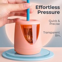 With Decorative Sticker Battery/USB/Charging Creative Stationery Mechanical Tool Switch Automatic Electric Pencil Sharpener