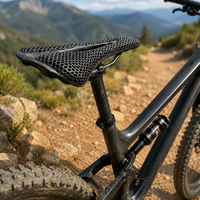 160 g 3D-gedruckter Fahrradsitz, superleichter und atmungsaktiver MTB-Rennradsattel für Langstreckenkomfort, verabschieden Sie sich von Schmerzen
