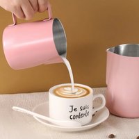150/350/600ML Coffee Milk Frothing Pitcher Jug 304 Stainless Steel Precise Scale High Quality Latte Barista Professional Utensil