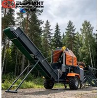 Electric Hydraulic Wood Splitter, Large Log Splitter, Automatic Firewood Cut & Splitter Machine
