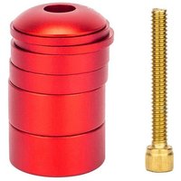 AliExpress NONE High Quality 28.6mm Bicycle Headset Spacer Aluminum Alloy Durable Bike Fork Steerer Tube Star Nut Stem Top Cap Stainless Washer