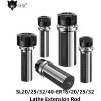 Lathe Extension Rod SL20 SL25 SL32 SL40 ER16 ER20 ER25 ER32UM G1/4 CNC Tool Holder High-precision Shock-resistant Tool Drive Bar