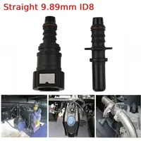 1set Straight 9.89-ID8 Car Fuel Line Hose Pipe Coupler Quick Release Connector Kit Automobile Gasoline Diesel Connection Quick