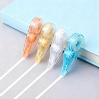 4/12pcs 13.1 Ft Correction Tape Tear-Resistant Tape Bulk for School, Office, Note Taking, Journal(Tape Width 0.16in)