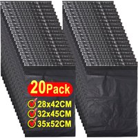 10/20Pcs Envelope Packaging Delivery Bag Black Matte Courier Bags PVC Mailing Bags Clothes Parcel Storage Pouch 28x42cm 35x52cm