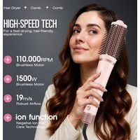 Verbesserte Hochgeschwindigkeits-Heißluftbürste Styling-Tool Schneller Haartrockner für Salon und Heimgebrauch für Frauen