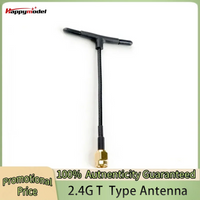 Happymodel New 2.4G T Type Antenna 2400MHz 4.18 DBi ExpressLRS Transmitting with SMA Male Connector ELRS ES24TX