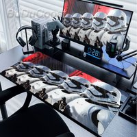 Computer Keyboard Mouse Pad Star Wars Mousepad Anime Gaming Accessories Tablemat XXL Gamer Carpet E-Sports Rubber Base Desk Mat