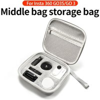 For Insta360Go3/Go3S Storage Bag Protective Case EVA Material Anti-Seismic and Pressure-Resistant Thumb Camera Accessories