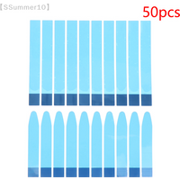 【SSummer10】50Pcs Universal Phone Battery Adhesive Strips - Cuttable Double Side Glue Sticker for All Models Easy Pull【SS】