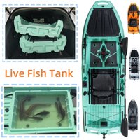 2025 LSF Detachable Modular One Person Kayak 2 Piece Fishing Most Stable Pedal Kayak Kayak Canoe Boat