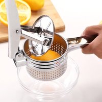 Stainless Steel Handy Fruit Manual Juicer Potato Ricer Masher Food Mill Fruit Presser Juicer Extractor