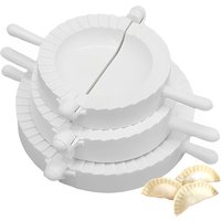 3pcs/set 7-10cm Plastic Dumpling Maker Convenient Household Handmade Dumpling Making Mold DIY Dumpling Press Tool Kitchen Gadget