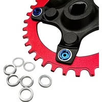 AliExpress Mountain Bicycle Crankset Gasket, MTB Chainwheel Bolt Spacer; Screw for Chainring Double Crank.