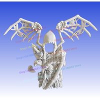 MOC Building Blocks MiniFigure with Wings & Skeleton, Assembled Model Ornament, Anime Cartoon Action Figure Gift Collectible Toy