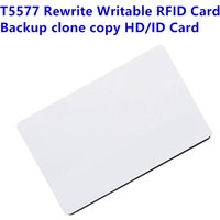 1pcs Rewrite RFID Card T5577 125Khz RFID ID Blank Card Readable Writable for Copy Clone Backup ID Card