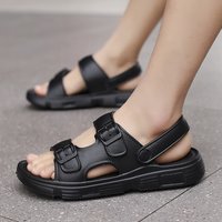 2026 New Thick Sole Sandals for Men Summer Comfortable Slip Resistant Simple Fashion Outdoor Beach Two Way Slide Sandals