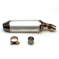 AliExpress NONE Universal Motorcycle Exhaust Muffler Tube Exhaust Pipe for KAYO BSE ATV HONDA 110cc 125cc Dirt Pit Bike Motorcycle Accessories