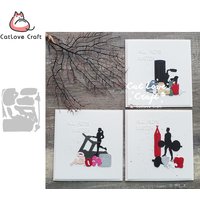 Catlove Gym Fitness Metal Cutting Dies Scrapbooking Mold Knife Stencil Die Cuts Card Making DIY Craft Embossing New Dies For