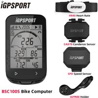 iGPSPORT BSC100S Bike Computer 2.6 Inch Screen Cps Cycling Navigation Speed Cadence Sensor Smart Simple Operate Bicycle Computer