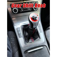 Factory New Product 5 6 Speed Manual Shift Knob With Leather Boot Cover For Polo 6R 6C 2011-2019 Replacement Car Accessories