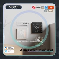 MOES Zigbee Thermostat régulateur de température ambiante de l'eau/chauffage électrique au sol chaudière à gaz humidité Tuya fonctionne avec Alex 5A16A
