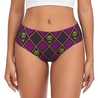Custom Womens Manga Japan JoJos Bizarre Adventure Brief Panties Female Soft Anime Underwear Underpants