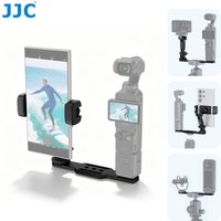 JJC Phone Holder Mount For DJI Osmo Pocket 4 3 Expansion Accessories Cold Shoe Expansion Kit Phone Mount 1/4 Threads for Tripod