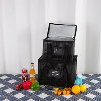 16/28/50/70L Isolierte Kühltasche, große Kapazität, Thermo-Lunch-Tasche, faltbar, Picknick, auslaufsicher, Aufbewahrungstasche für Lebensmittel, Kinde