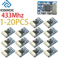 1-20PCS 433MHZ Wireless Receiver Board Module SYN480R ASK/OOK Chip PCB Receiving Module