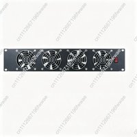 For 19 Inch Server Rack Mount 3U 220V High Power Exhaust Cooling Fan Panel with Lightning Protection