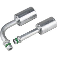 1 Pcs #6 #10 R134a Automotive Air Conditioning Hose Aluminum Fitting With Sleeve Automotive Air Conditioning Line Repair Parts