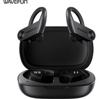 Wavefun XBuds 5 Bluetooth Earphone with Ear Hook Charging Case with Power Bank Function Earbuds BT5.3 Waterproof Headphones