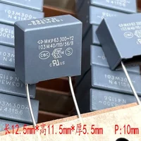 20PCS Xiamen Farah MKP63 10nf 0.01uf 103 300v Y2 1000v film capacitor C43Q1