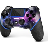 AceGamer Wireless Gamepad for PS4 Controller,with USB C Cable/Double Motors/6-Axis Gyro/3.5mm Audio Jack/Touch Pad Function
