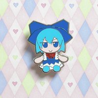 touhou fumofumo cirno anime enamel pin