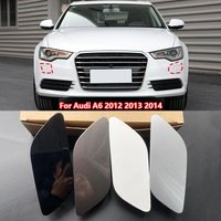 For Audi A6 2012 2013 2014 Car Front Spray Nozzle Trim Shell Bumper Headlight Washer Nozzle Cap Cover 4G0955275 4G0955276