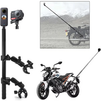 AliExpress NONE Motorcycle Bike Panoramic Selfie Stick for insta360 X5 X4X2 X3 Monopod Handlebar Mount Bracket for GoPro Max Hero 11 Accessories