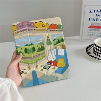 New Cartoon Rabbit Case for iPad Pro 11 2025 2024 Air iPad 10th Air 5 4 10.9 Ipad 7 8 9 10.2 5 6 9.7 inch Air3 10.5 mini 6 Cases