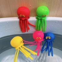 Fun Squeeze Water Octopus Stress Relief Toy For Kids Bathing Playing Shower Decoration Summer Swimming Pool Beach Gifts Children
