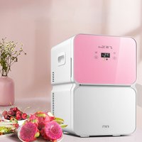 22L Mini Mini Refrigerator Student Dormitory Bedroom RV Home Dual-Use Car Refrigeration Single Mini Bar Fridge 아이스박스 아이스박스