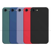 For iPhone 7 Case For iPhone SE 2022 2020 7 8 Cover Case Luxury Shockproof Soft TPU Liquid Silicone Phone Back Case For iPhone 7